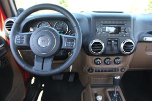 2012 Jeep Wrangler instrument panel