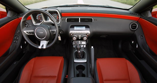 2011 Chevrolet Camaro SS Convertible interior