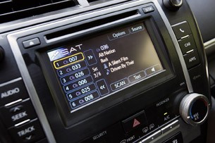 2012 Toyota Camry audio system display