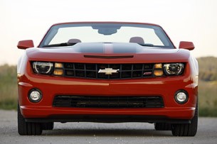 2011 Chevrolet Camaro SS Convertible front view