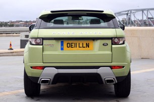 2012 Range Rover Evoque rear view