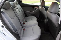 2011 Hyundai Elantra Limited rear seats