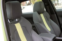 2012 Range Rover Evoque front seats