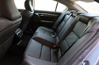 2012 Acura TL SH-AWD rear seats