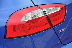 2012 Kia Rio 5-Door taillights
