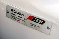 2012 Roush RS3 engine plaque