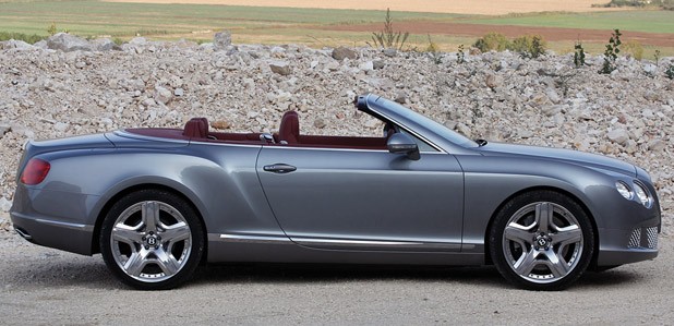 2012 Bentley Continental GTC side view