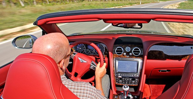 2012 Bentley Continental GTC driving