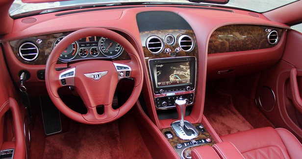 2012 Bentley Continental GTC interior