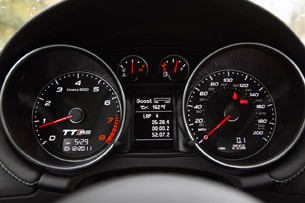 2012 Audi TT RS gauges