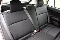 2012 Subaru Impreza rear seats