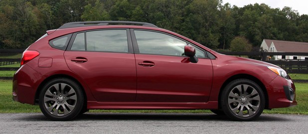 2012 Subaru Impreza side view
