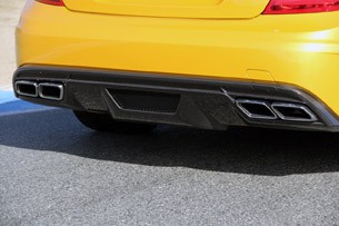 2012 Mercedes-Benz C63 AMG Coupe Black Series rear diffuser