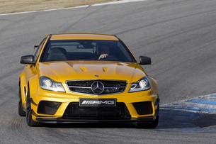 2012 Mercedes-Benz C63 AMG Coupe Black Series on track