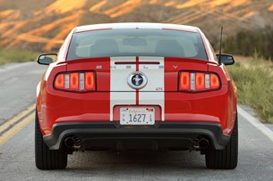 2012 Shelby GTS rear view