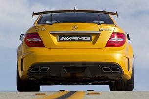 2012 Mercedes-Benz C63 AMG Coupe Black Series rear view