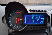 2012 Chevrolet Sonic LTZ gauges