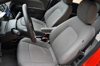 2012 Chevrolet Sonic LTZ front seats