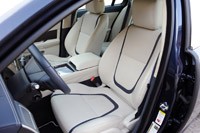 2012 Jaguar XF Supercharged front seats
