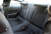 2012 Ford Mustang V6 rear seats