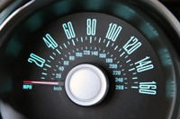 2012 Ford Mustang V6 speedometer