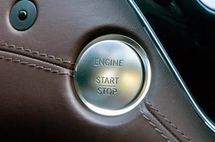 2012 Mercedes-Benz S63 AMG start button