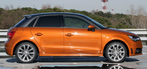 2012 Audi A1 Sportback side view
