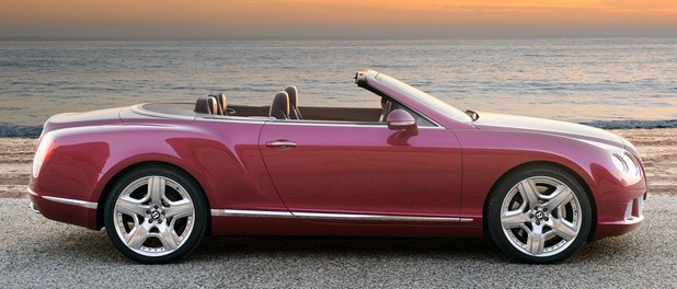2012 Bentley Continental GTC side view