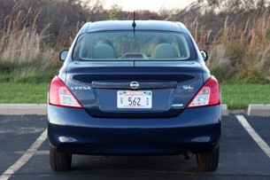2012 Nissan Versa Sedan rear view