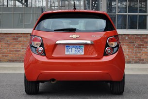 2012 Chevrolet Sonic LTZ rear view