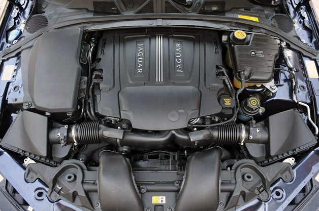 2012 Jaguar XF Supercharged engine