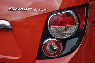 2012 Chevrolet Sonic LTZ taillight