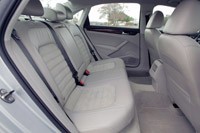 2012 Volkswagen Passat rear seats