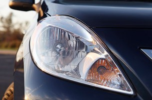 2012 Nissan Versa Sedan headlight