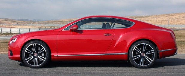 2013 Bentley Continental GT V8 side view