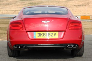 2013 Bentley Continental GT V8 rear view