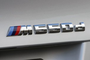 2012 BMW M550d xDrive badge