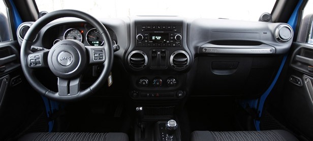2012 Jeep Wrangler Sport interior