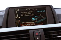 2012 BMW 335i driving mode display