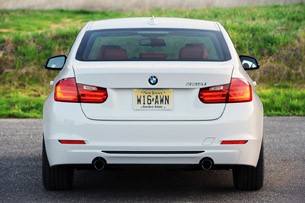 2012 BMW 335i rear view