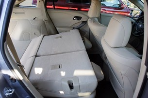 2013 Acura RDX folded rear seats