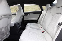 2013 Audi S7 rear seats