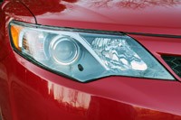 2012 Toyota Camry SE V6 headlight