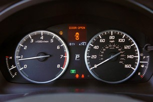 2013 Acura ILX gauges