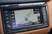 2013 Ferrari California navigation system