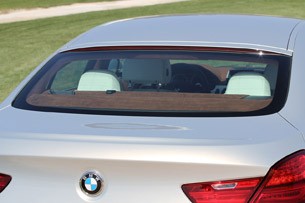 2013 BMW 6 Series Gran Coupe rear window