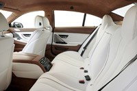2013 BMW 6 Series Gran Coupe rear seats