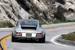 Porsche 911 Restored by Singer driving