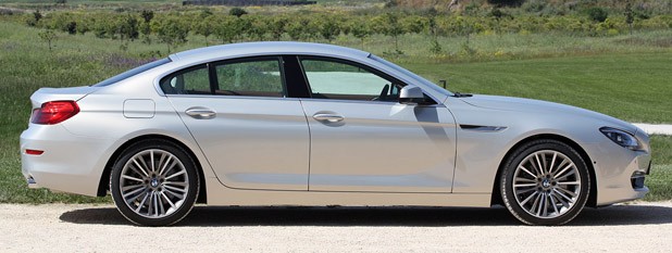 2013 BMW 6 Series Gran Coupe side view