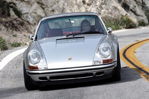 Porsche 911 Restored by Singer driving